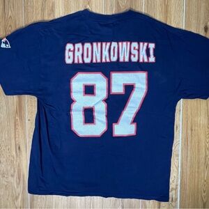 Gronkoswski GRONK Patriots Shirt Official XL 87 NFL
